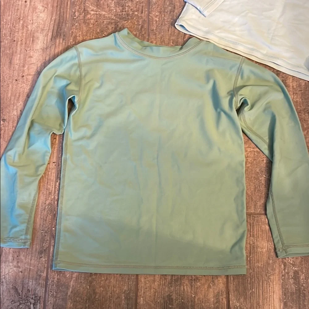 Rugged Butts Green Long Sleeve Shirts and Patterned Shorts Set Size 6 - Picture 6 of 12